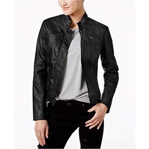 Maralyn & Me Faux Leather Jacket- NWT